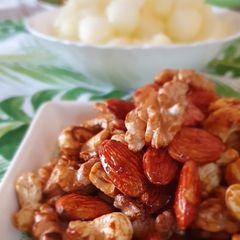 A picture of Honey roasted nuts.