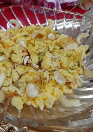A picture of Andon ka Halwa 😋😋😋.