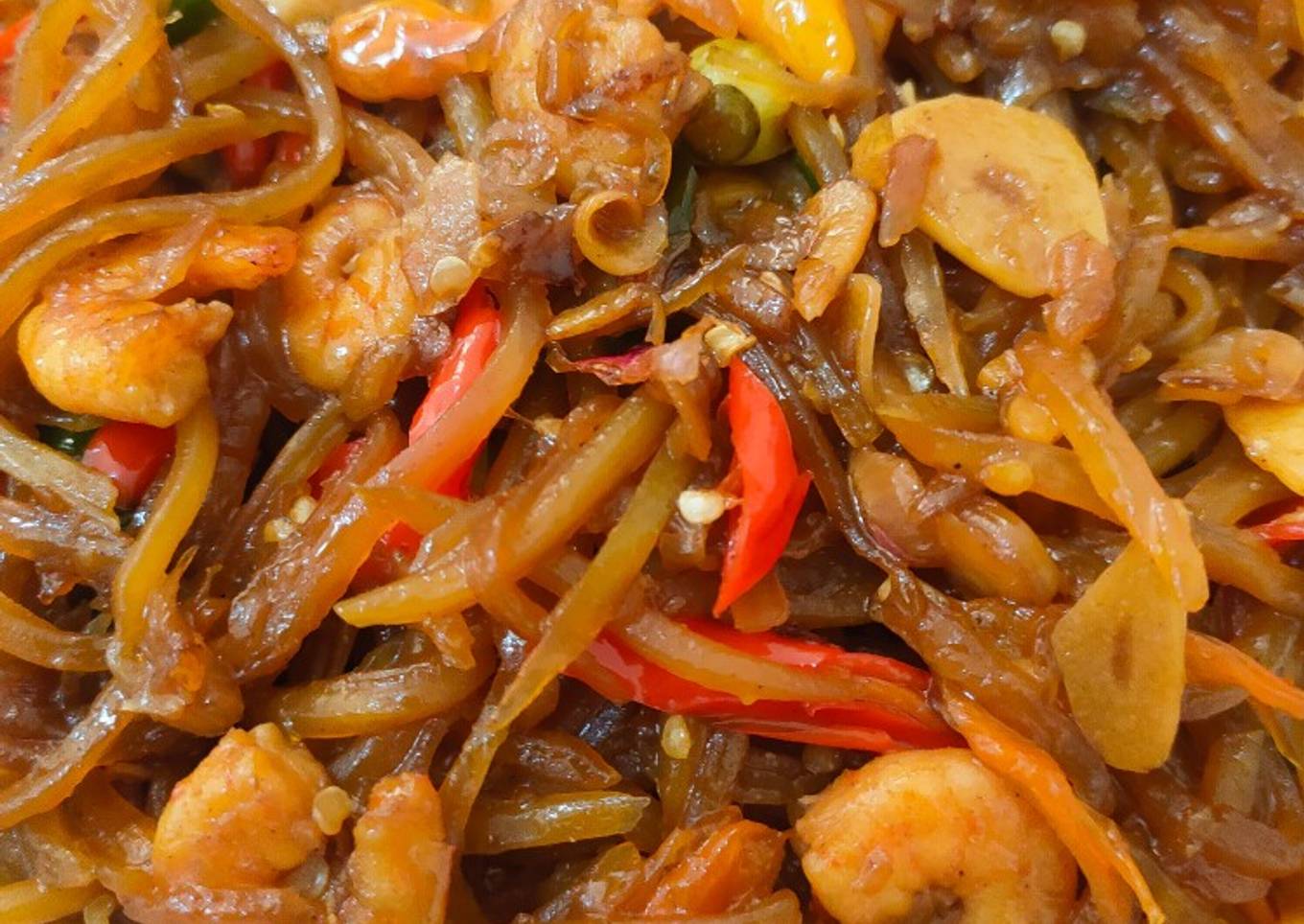 Tumis Pepaya Udang