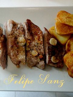 Una foto de Secreto ibérico al horno