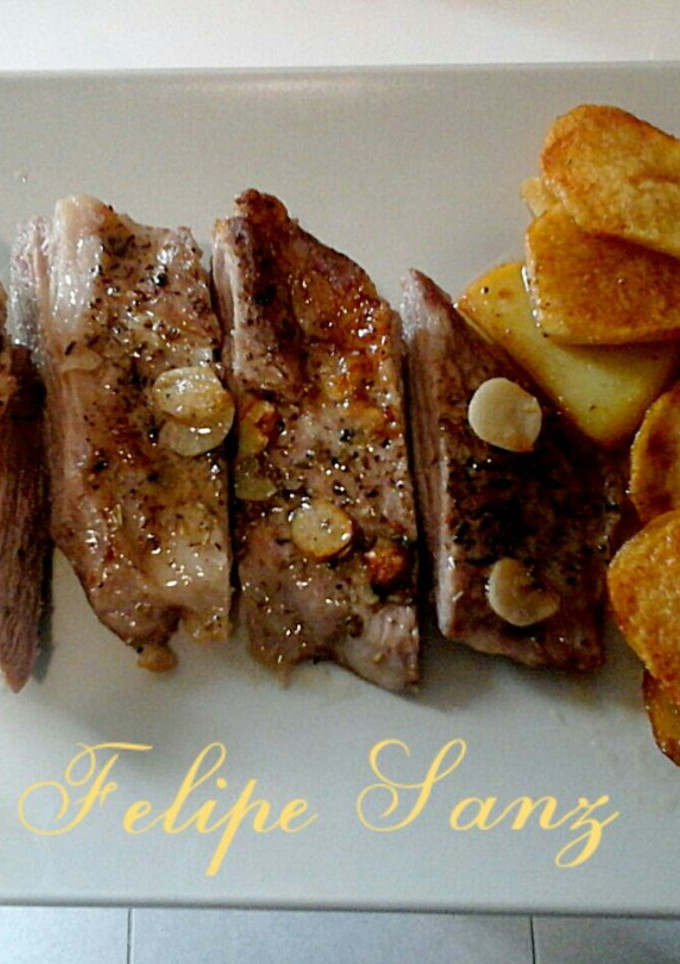 Una foto de Secreto ibérico al horno