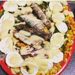 A picture of Nigerian Salad.