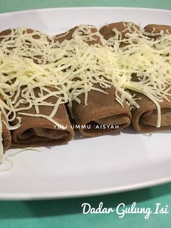 Foto resep Dadar Gulung Isi Pisang Coklat