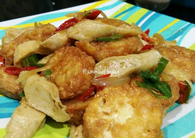 Tumis Tofu dan Otak-otak