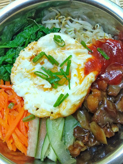 Foto resep Bibimbap / nasi campur Korea