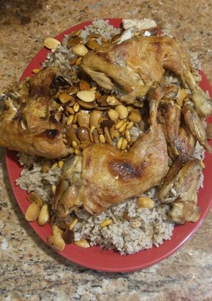 صورة لوصفة رز عالدّجاج