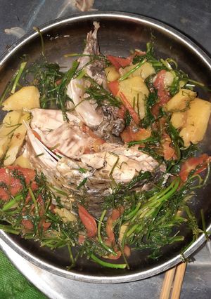 Hình của món Canh cá chua cay.