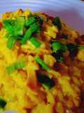 Risotto de Pollo con Curry y Crema