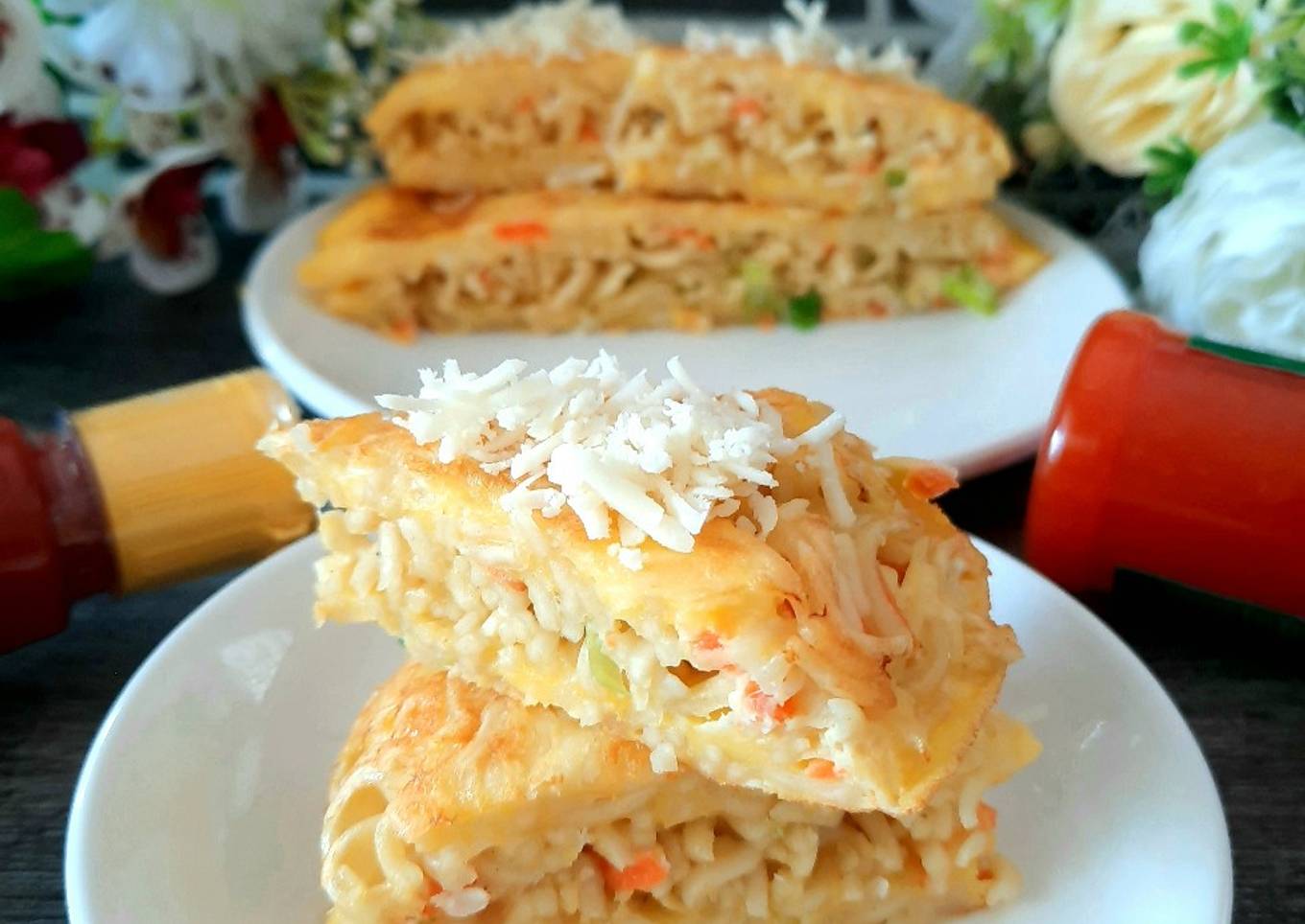 Omelette Mie Telor Keju
