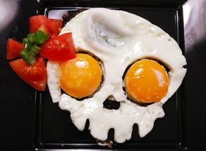 Foto principal de Calavera de huevos Halloween 🍳💀🍳