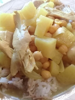 صورة لوصفة يخنة دجاج بعلبكية(طريقةيخنة حلوة) اكلة شعبية ومن بعلبك