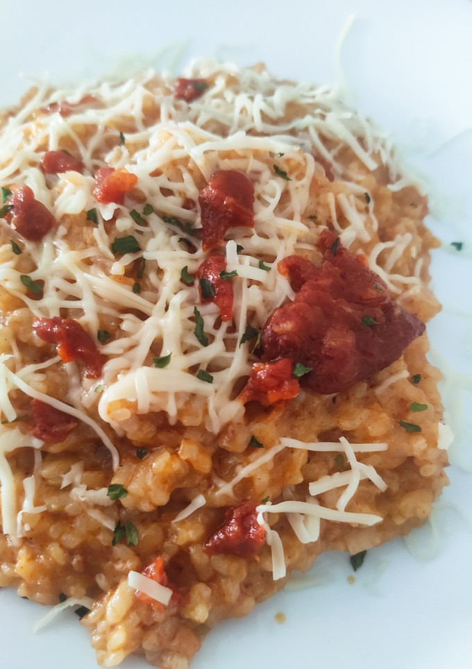 Una foto de Risotto de sobrasada mallorquina con Mambo