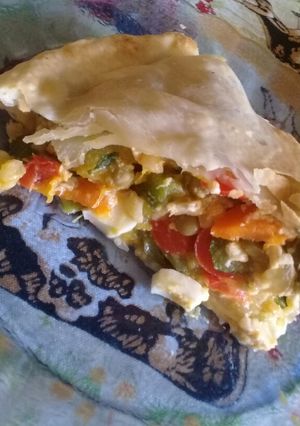 Una foto de Tarta de Verduras y Pollo