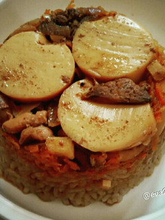 Foto resep MPASI Nasi Tim ati ayam + tofu