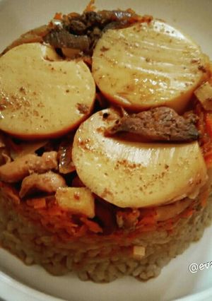 Foto resep MPASI Nasi Tim ati ayam + tofu