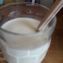 My homemade buttermilk A picture of My homemade buttermilk.
