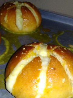 Foto resep Garlic bread with home Made cream cheese