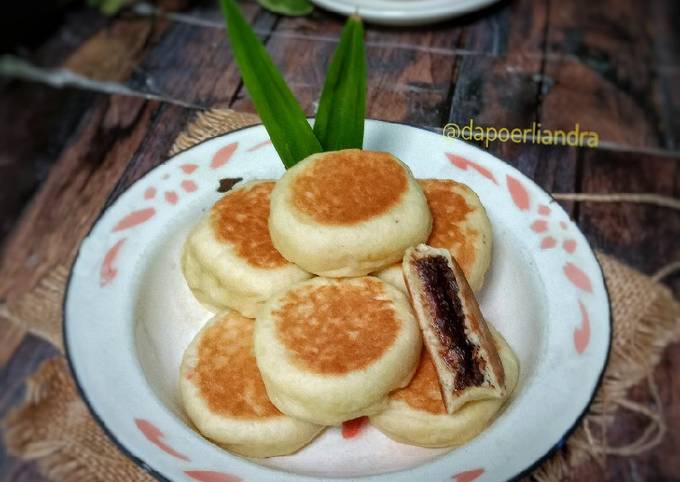 Recipe: Yummy Bakpia teflon/roti jadul teflon tanpa telur