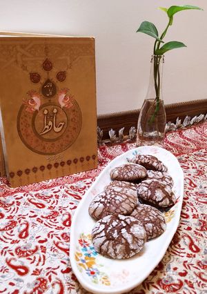 عکسی از دستور کوکی شکلاتی ترکدار