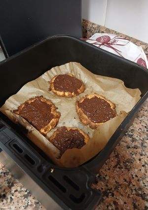 Una foto de Galletas de coco con chocolate
