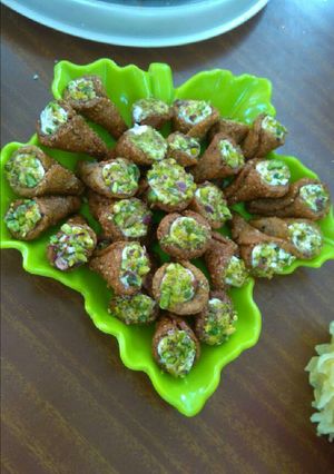صورة لوصفة اقماع السميد