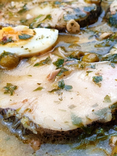 Una foto de Merluza en Salsa Verde o Merluza a la Vasca