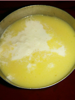 A picture of Mango milk shake.