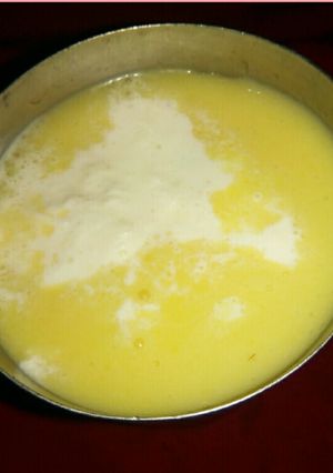 A picture of Mango milk shake.
