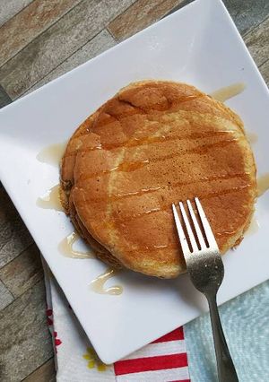 Foto resep Banana oat pancakes.(bebas gula)