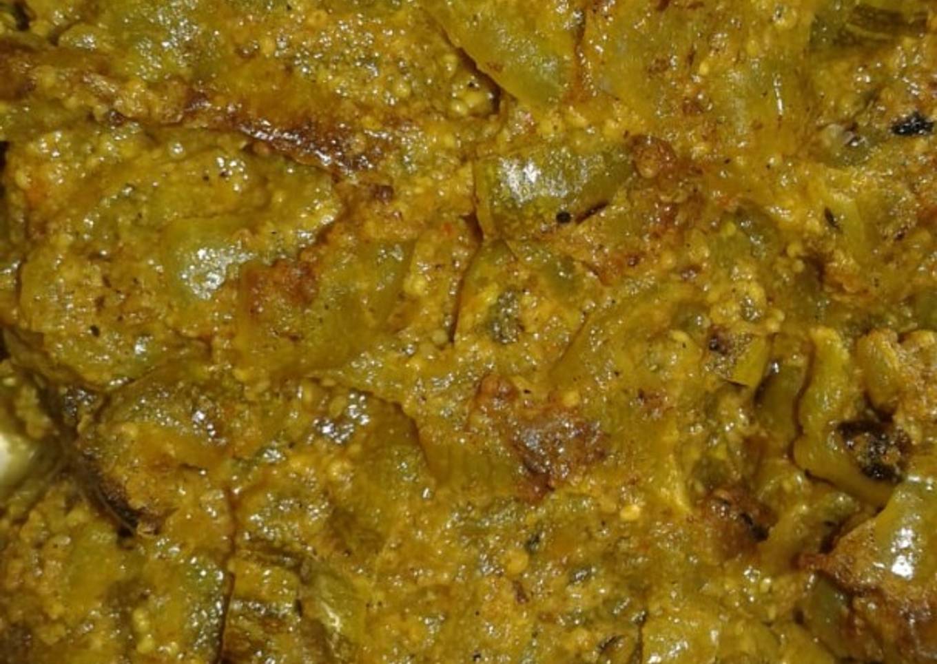 Snake gourd stir fry
