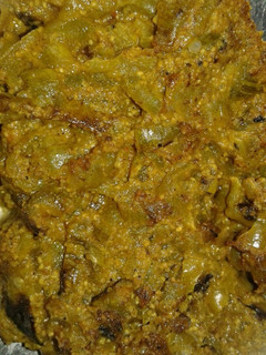 A picture of Snake gourd stir fry.