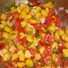 A picture of Tropical salsa.