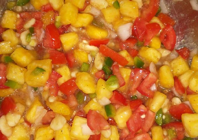 Easiest Way to Prepare Super Quick Homemade Tropical salsa