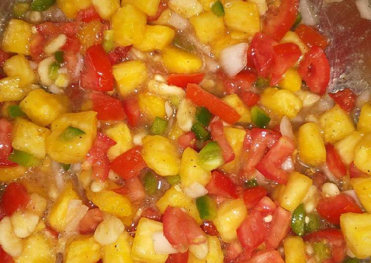 Steps to Make Favorite Tropical salsa