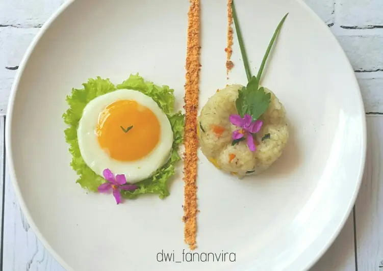 Cara Memasak Cepat Risotto rice w/ egg yolk Ala Warung