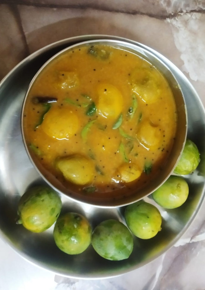 சக்கரை குட்டி மாம்பழ குழம்பு செய்முறை முக்கிய புகைப்படம்