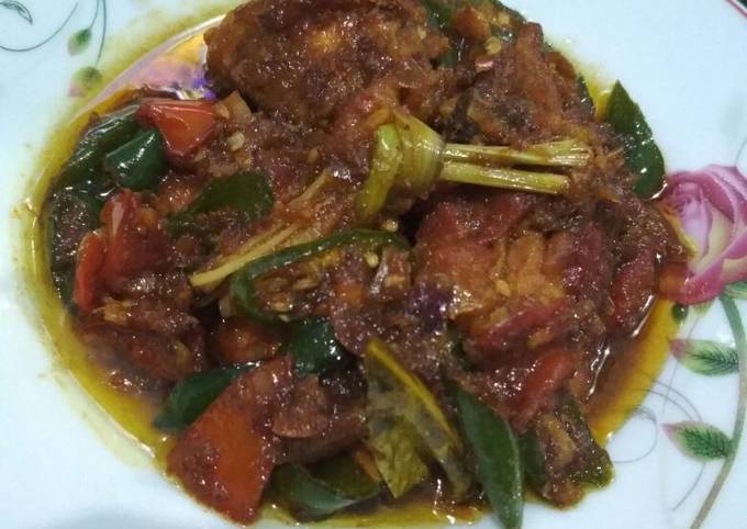 Ayam kecap cabe ijo ala mami khalil