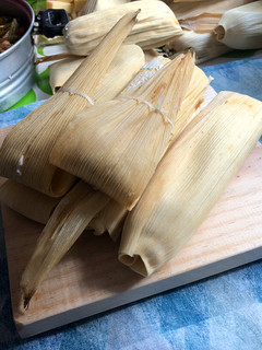 Una foto de Tamales verdes de puerco