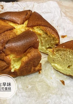 氣炸鍋_古早味起司蛋糕_低糖配方 的食譜成品照片