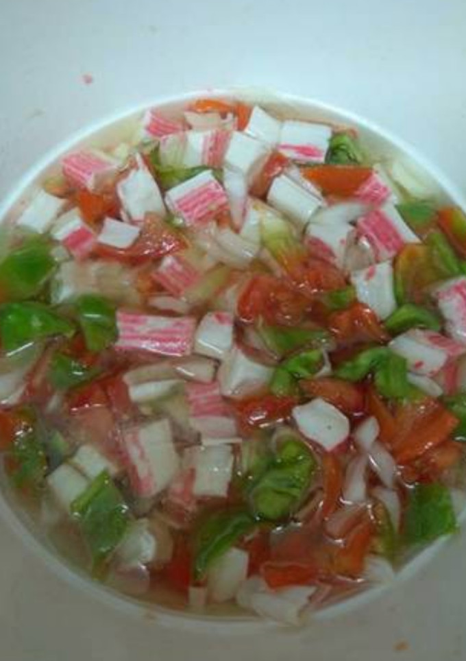 Una foto de Salpicón con surimi