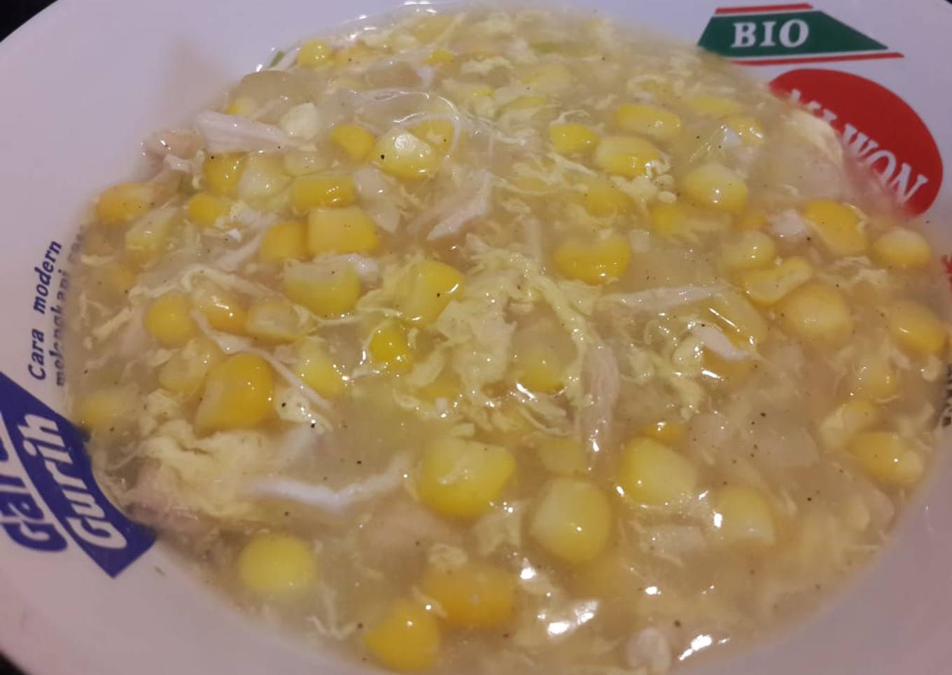Sup ayam jagung simpel mudah