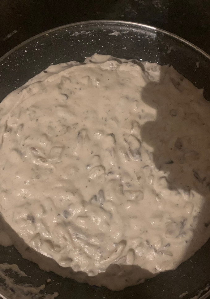 Una foto de Salsa de champiñones