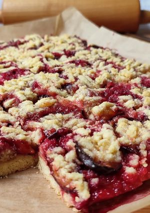 Szilvás morzsasüti recept fotója