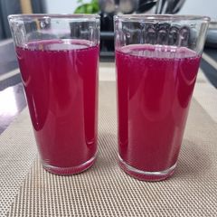 A picture of Kanji (a delicious fermented probiotic drink).