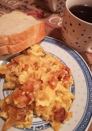 Tojásos krumpli recept fotója