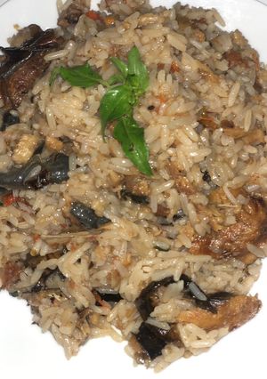 A picture of Coriander local Jellof rice.