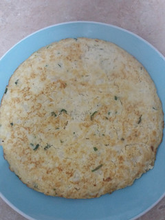 Una foto de Tortilla de coliflor