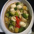 Tumis Brokoli Telur Puyuh Tahu Berkuah
