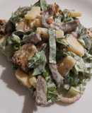 Ensalada César con bistec de res