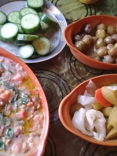 صورة لوصفة فول مدمس مع خضار
